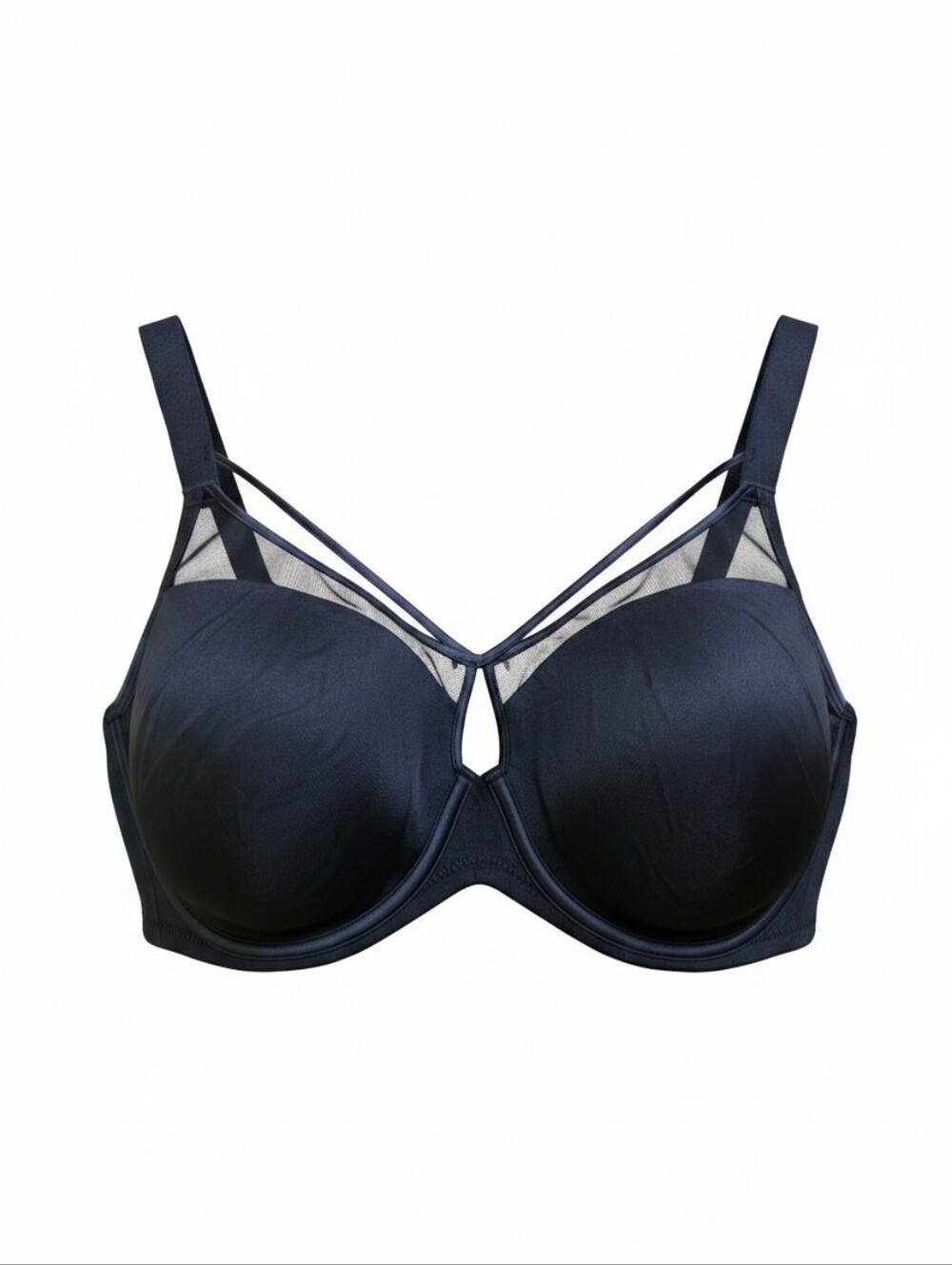 Understance Black Strappy Underwire Bra | Size 38 DD